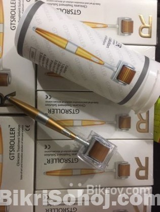 Derma Roller - 0.5mm Golden and White